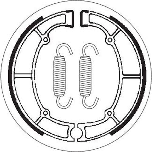 Mordazas de freno traseras Kawasaki 750 Vulcan