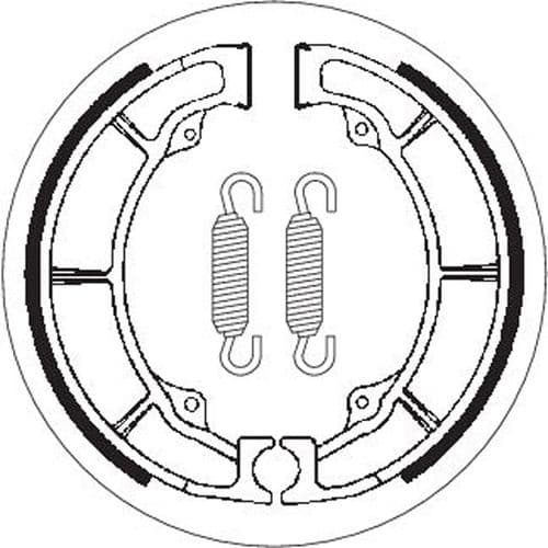 Mordazas de freno traseras KawasakiGPZ 500 S