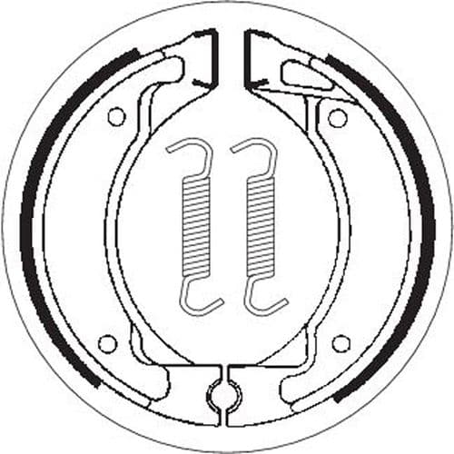 Mordazas de freno traseras Yamaha JOG 50,JOG 50 R, Active 80