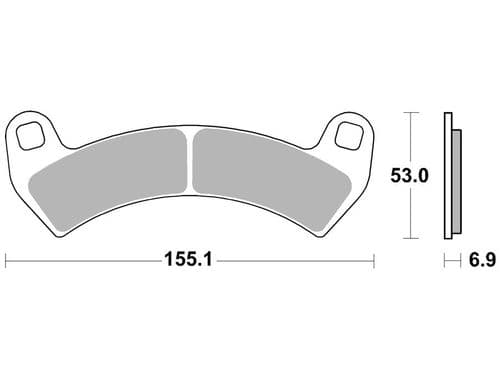 Pastillas de freno BREMBO Off-Road sinterizadas - 07PO14SD