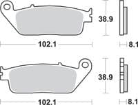 Pastillas de freno Carbon Cbr 600 F3
