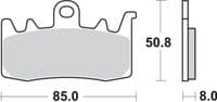 Pastillas de freno delantera BMW R1200GS, Ducati, Triumph
