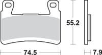Pastillas de freno delantera kawasaki ZX6R 636 - Tienda