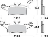 Pastillas de freno delantera Yamaha BW´S 125 - Tienda