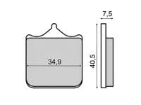 Pastillas de freno delanteras Aprilia Benelli Ducati KTM Triumph