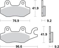 Pastillas de freno delanteras Suzuki Burgman 125 2020 2021