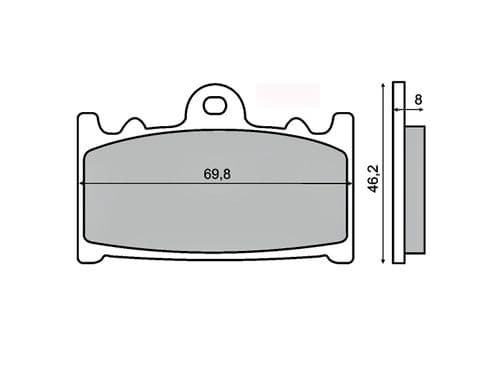 Pastillas de freno delanteras Suzuki Gsx400 (´92)