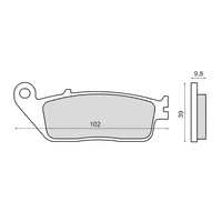 Pastillas de freno delanteras Yamaha Xmax 125 250 (10 -11), Honda, Yamaha