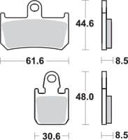 Pastillas de freno delantera Yamaha YZF 1000 R1