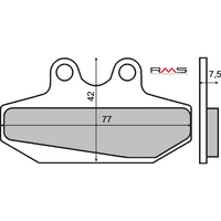 Pastillas de freno Derbi Senda 50, Aprilia RX Pegaso