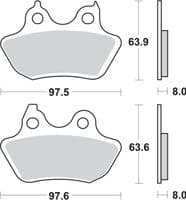 Pastillas de freno Harley Davidson Softail - Tienda