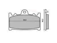Pastillas de freno Husaberg FE FS, Kawasaki GPZ, Suzuki