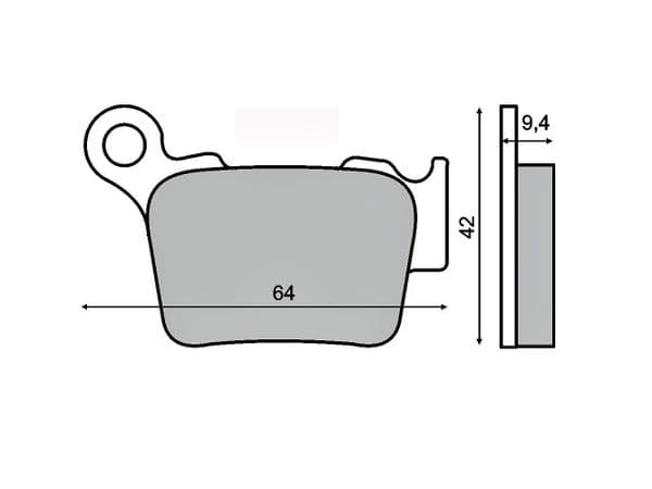 Pastillas de freno Husqvarna Ktm 125-525 Cross - Tienda
