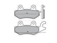 Pastillas de freno Kymco Agility Dink B&W Honda CBF 250