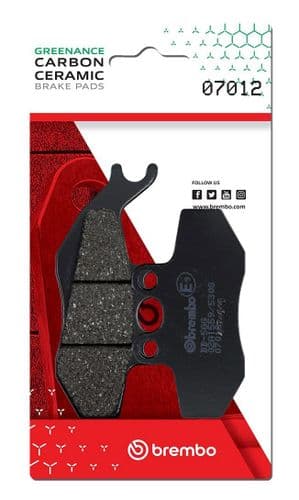 Pastillas de freno orgánicas Brembo 07012