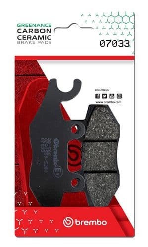 Pastillas de freno orgánicas Brembo 07033