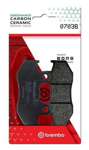 Pastillas de freno orgánicas Brembo 07038