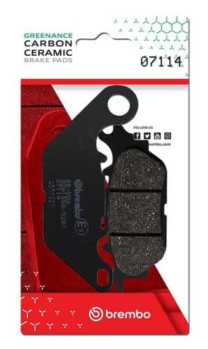 Pastillas de freno orgánicas Brembo 07114