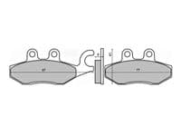 Pastillas de freno Piaggio 125 250 300 X-EVO X7 X8 X9 Evolution MP3