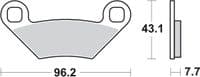 Pastillas de freno Polaris Sportsman 800 - Tienda