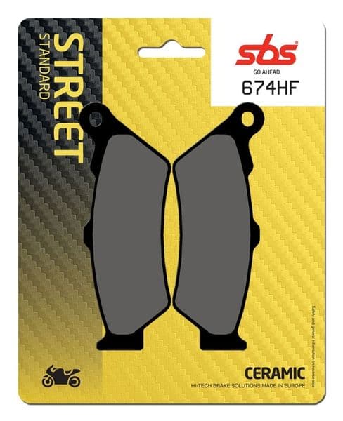 Pastillas de freno SBS compuesto cerámico BMW F 650, Honda CB500 97