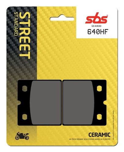 Pastillas de freno SBS compuesto cerámico BMW K 100 RS, LT ABS