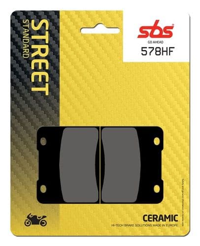 Pastillas de freno SBS compuesto cerámico Suzuki GSXR 400 F