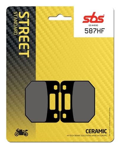Pastillas de freno SBS compuesto cerámico Suzuki RG 125 Gamma