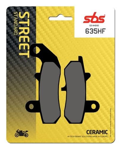 Pastillas de freno SBS compuesto cerámico Yamaha DT 125 Scout