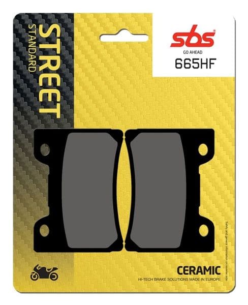 Pastillas de freno SBS compuesto cerámico Yamaha FZR 600, 1000 EXUP