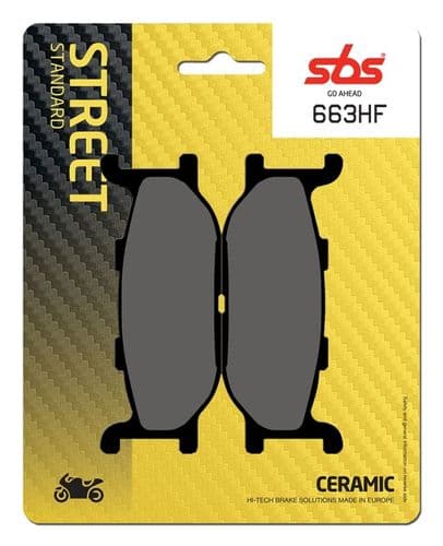 Pastillas de freno SBS compuesto cerámico Yamaha XJ 600 Diversion