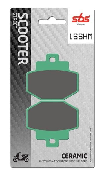 Pastillas de freno SBS P166-HM - Recambios moto