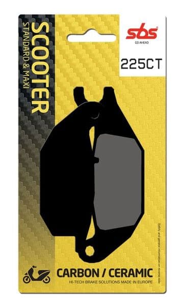 Pastillas de freno SBS P225-CT - Recambios moto