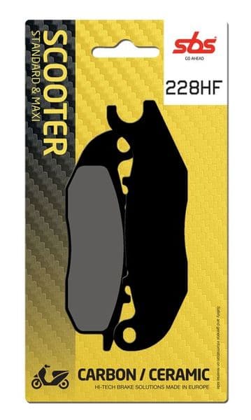 Pastillas de freno SBS P228-HF - Recambios moto