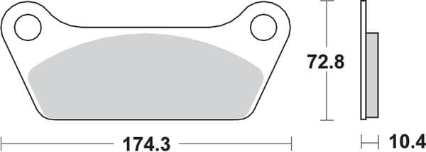 Pastillas de freno SBS P553-LF - Recambios moto