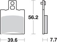 Pastillas de freno SBS P744-HF - Recambios moto