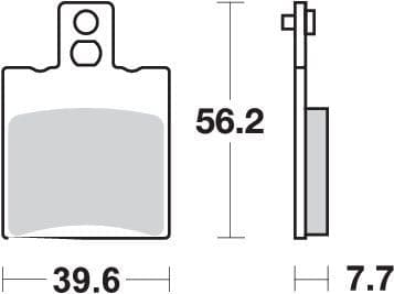Pastillas de freno SBS P744-HF - Recambios moto