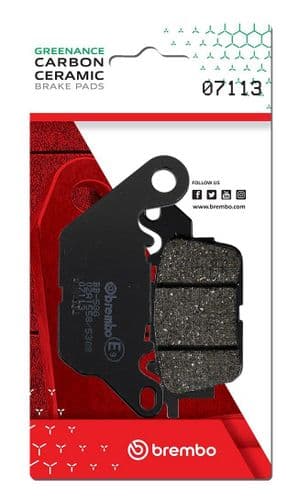 Pastillas de freno scooter carbono BREMBO - 07113CC