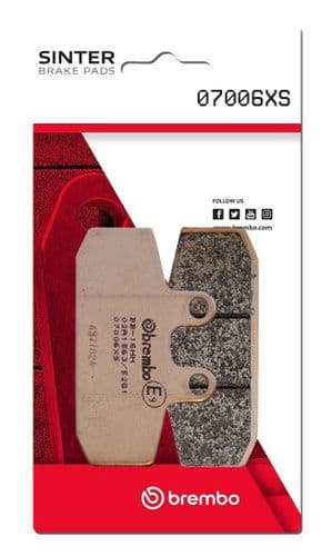 Pastillas de freno sinterizadas Brembo 07006XS