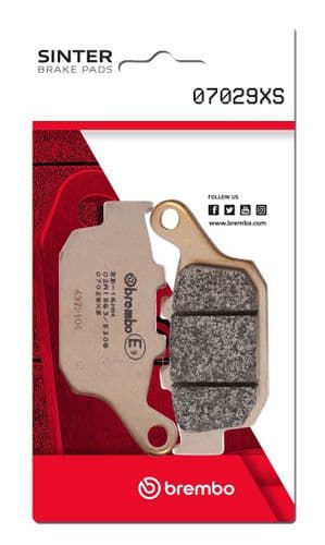 Pastillas de freno sinterizadas Brembo 07029XS