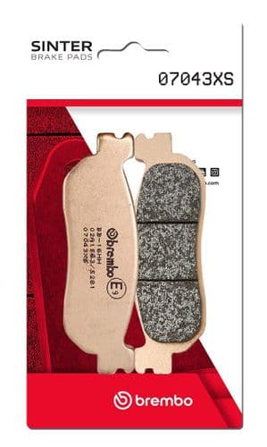 Pastillas de freno sinterizadas Brembo 07043XS
