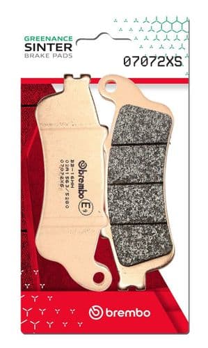 Pastillas de freno sinterizadas Brembo 07072XS
