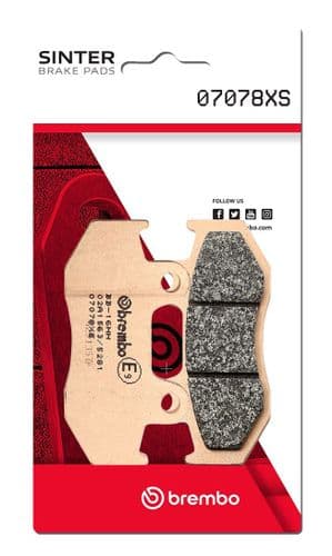 Pastillas de freno sinterizadas Brembo 07078XS
