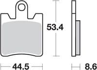 Pastillas de freno Suzuki Burgman 250/400 [P146MS]