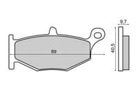 Pastillas de freno Suzuki GSX-R600 traseras - Tienda