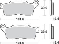 Pastillas de freno trasera Honda VFR 1200 - Tienda
