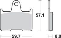Pastillas de freno trasera Kawasaki GTR 1400 - Tienda