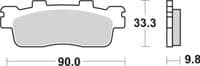 Pastillas de freno trasera Kymco Super Dink 125/300