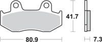 Pastillas Freno Delanteras Benelli Tornado 125, Honda Lead 110, Sym Citycom 125