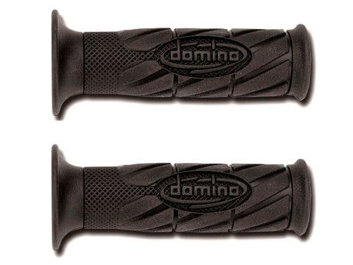 Puños Domino Scooter Negros abiertos Ø22mm L:120mm